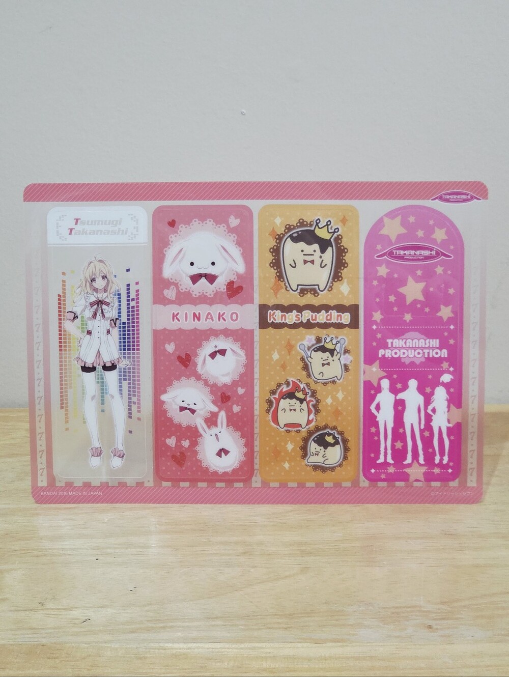 *4 for $30* idolish7 - Takanashi Productions - Bookmark Set Sheet - Otome Game
